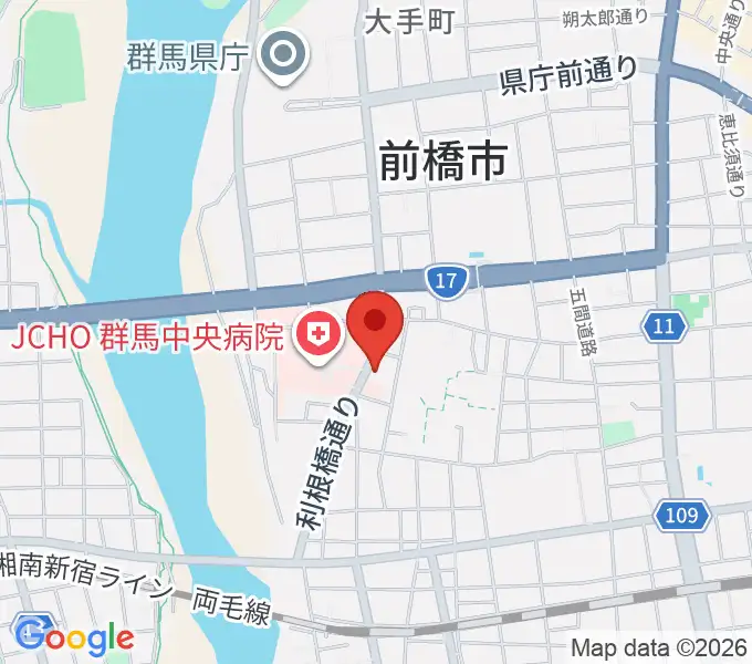 白くまレコードの地図
