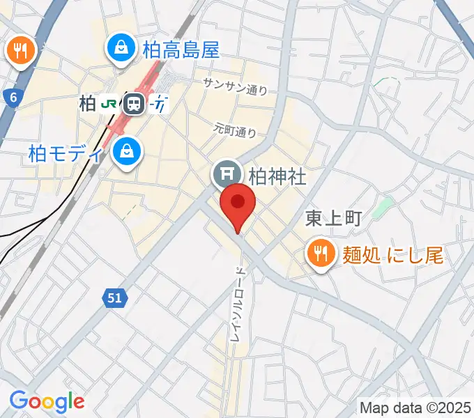 USボーカル教室 柏校の地図