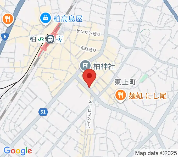 USボーカル教室 柏校の地図