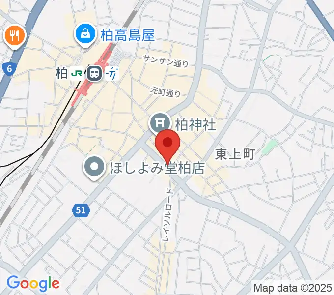 USボーカル教室 柏校の地図