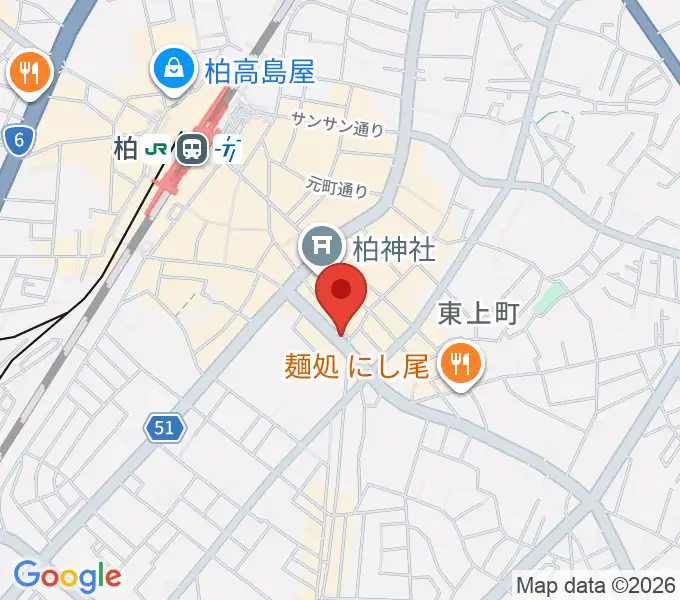 USボーカル教室 柏校の地図