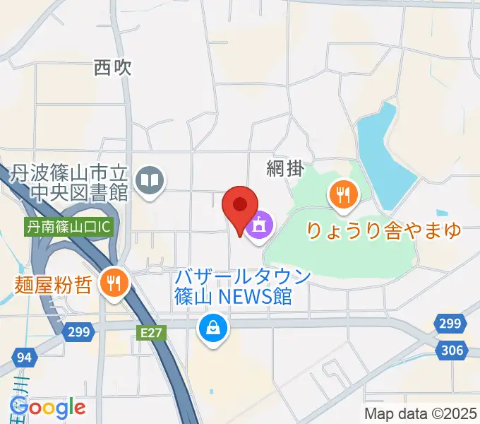 四季の森生涯学習センターの地図