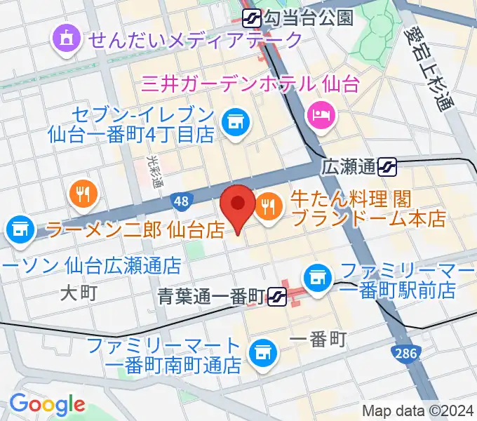 スタジオAmmyの地図