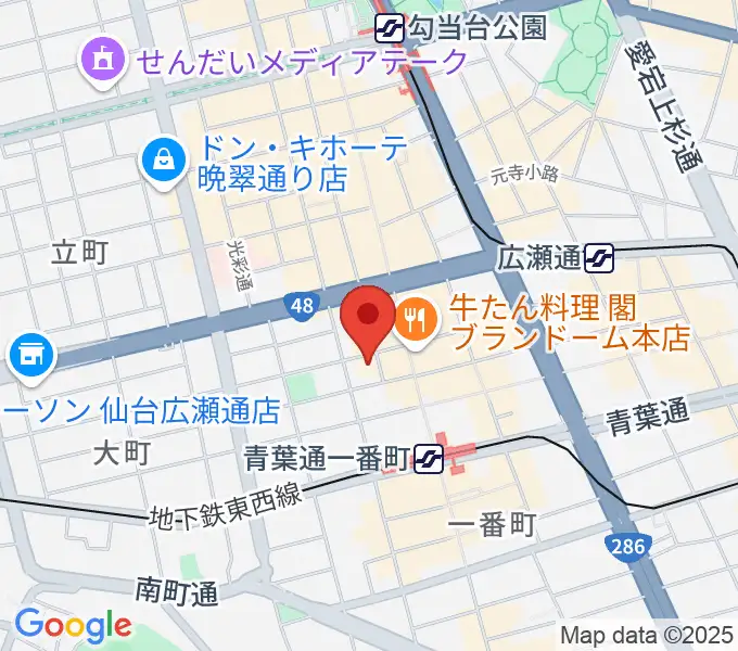 スタジオAmmyの地図