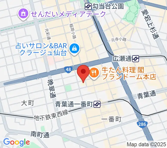 スタジオAmmyの地図