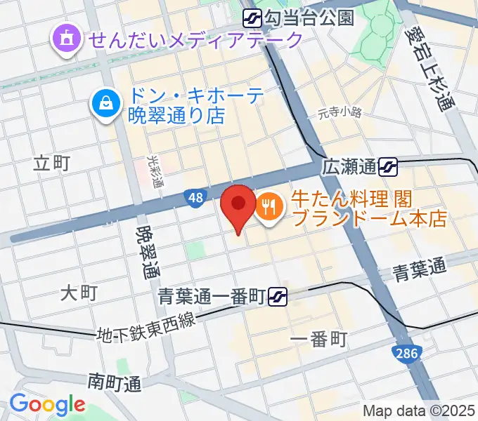 スタジオAmmyの地図