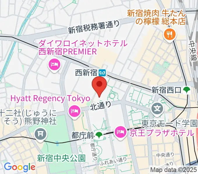 新宿ReNYの地図