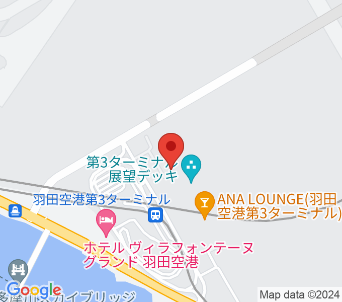 羽田空港ティアットスカイホールの場所