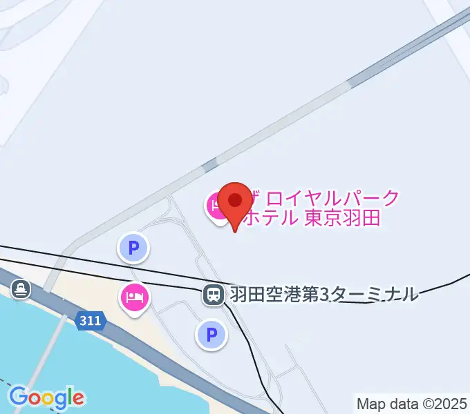 羽田空港ティアットスカイホールの地図