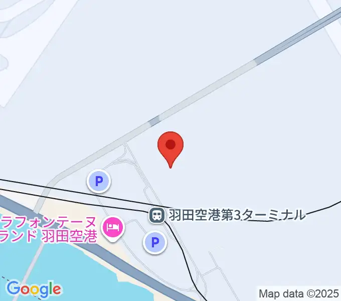 羽田空港ティアットスカイホールの地図