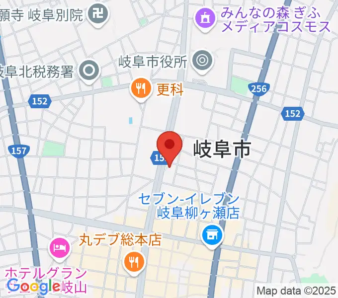 ドリームシアター岐阜の地図