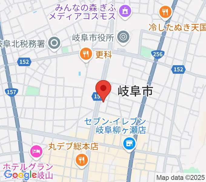 ドリームシアター岐阜の地図