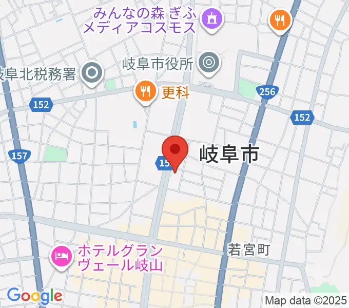 ドリームシアター岐阜の地図
