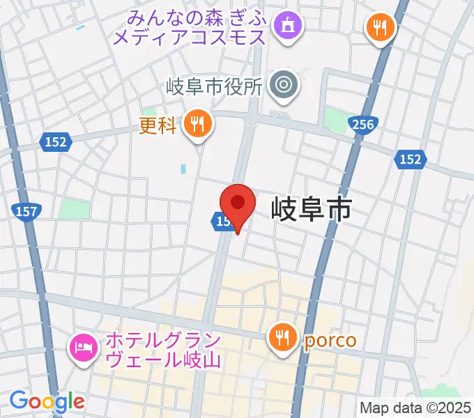 ドリームシアター岐阜の地図