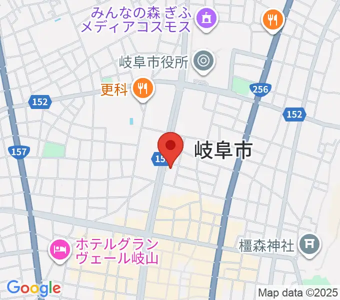 ドリームシアター岐阜の地図