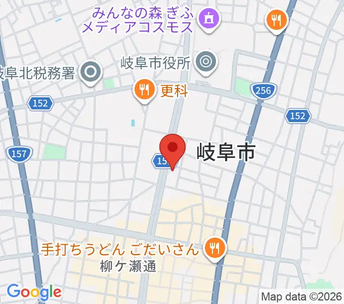 ドリームシアター岐阜の地図