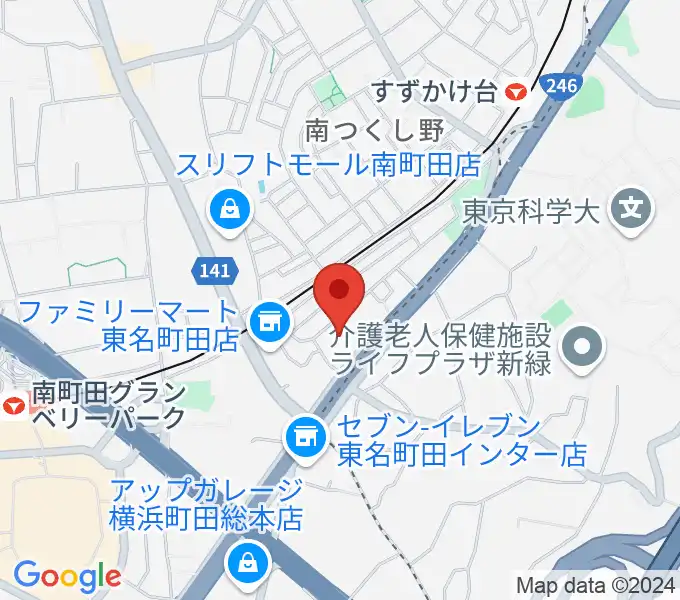 丸山ギター教室の地図