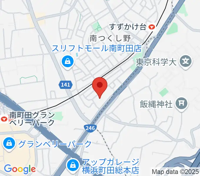 丸山ギター教室の地図
