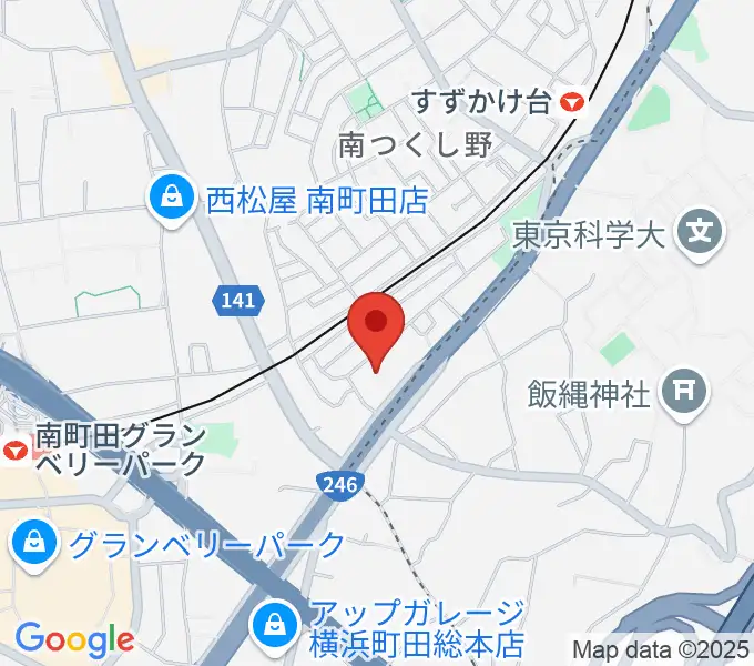 丸山ギター教室の地図