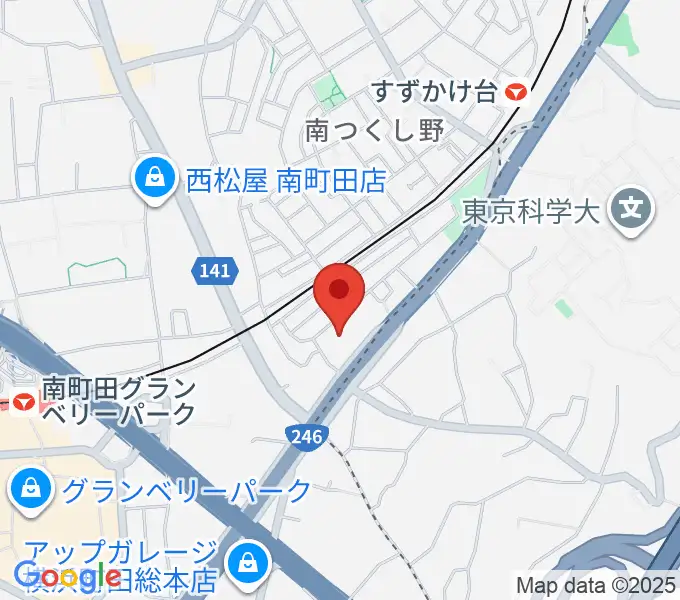 丸山ギター教室の地図