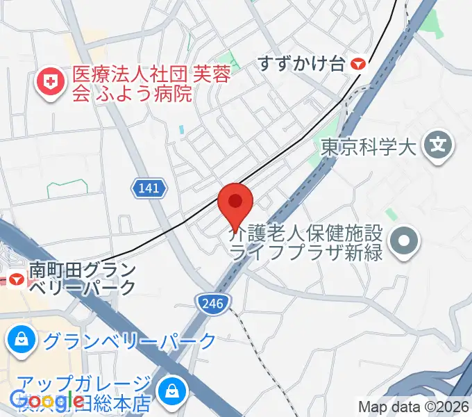 丸山ギター教室の地図