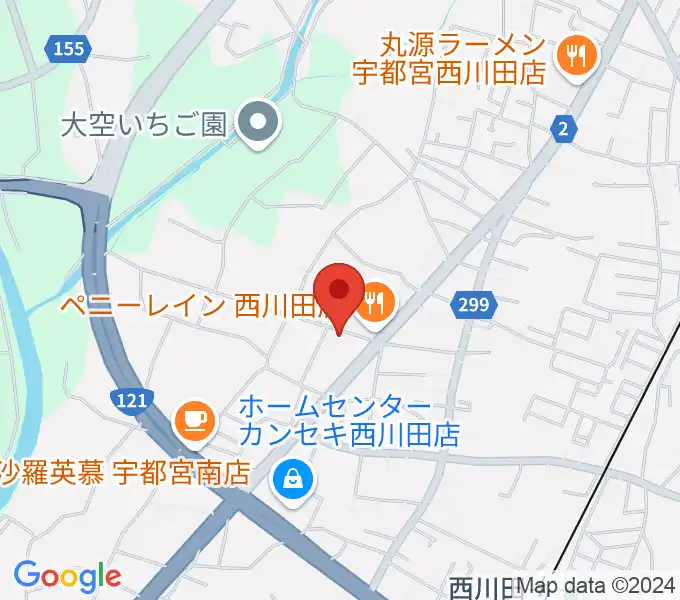 ヴァイオリン教室 Ariaの地図