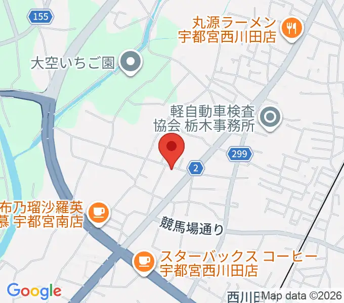 ヴァイオリン教室 Ariaの地図