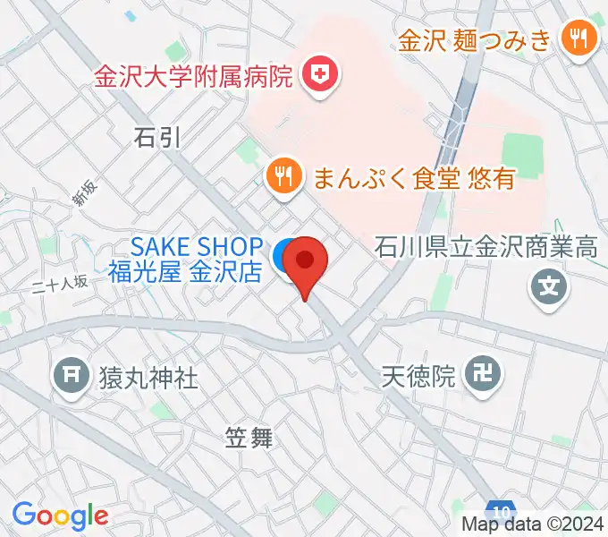 金沢etc.linkの地図