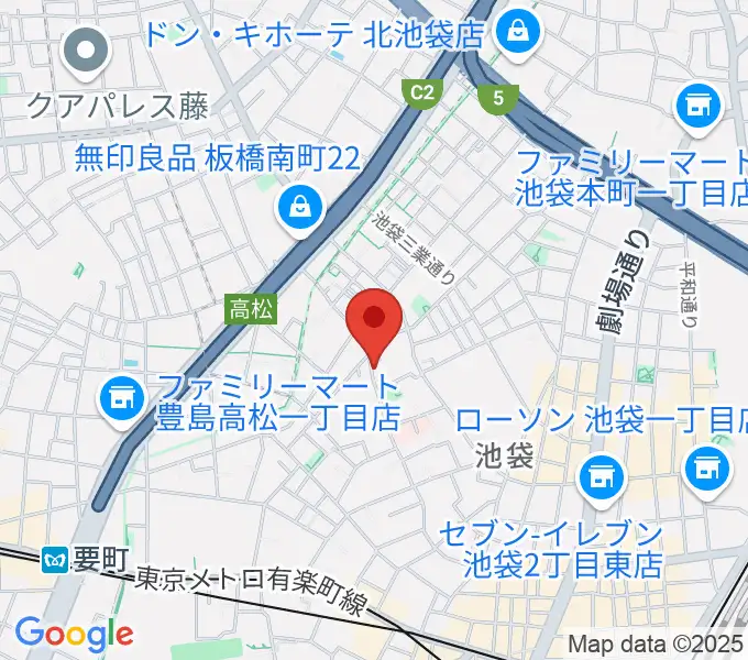 池袋ビッグバンボックスの地図