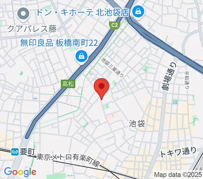 池袋ビッグバンボックスの地図
