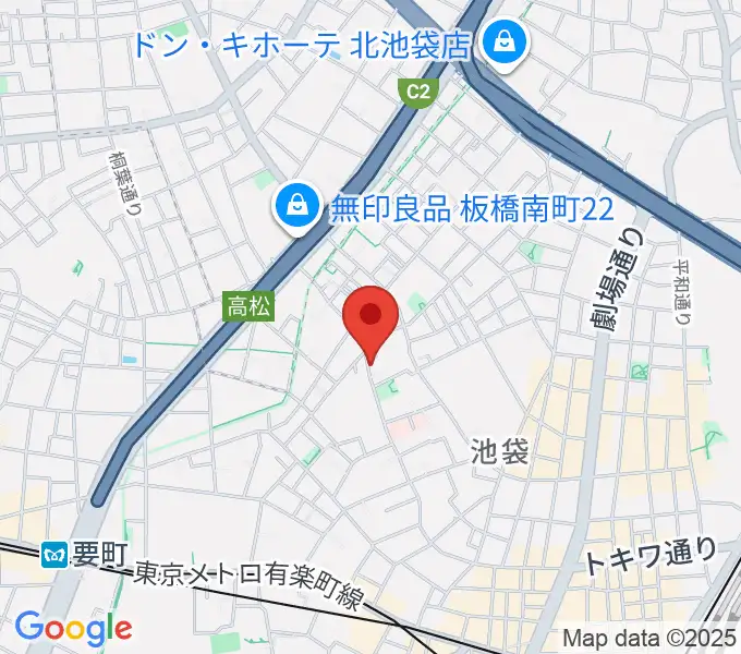 池袋ビッグバンボックスの地図