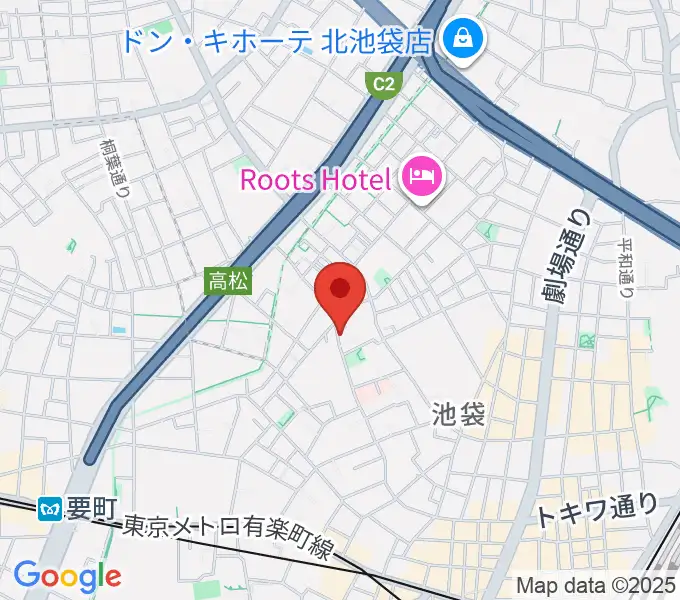 池袋ビッグバンボックスの地図