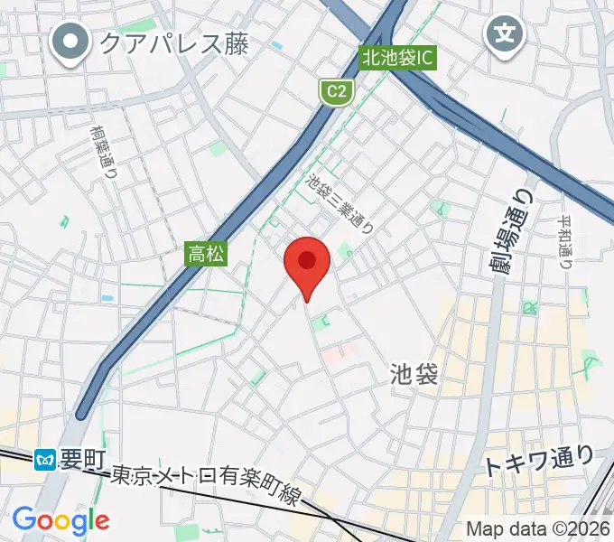 池袋ビッグバンボックスの地図