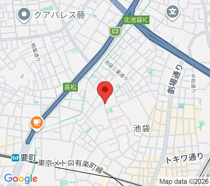 池袋ビッグバンボックスの地図