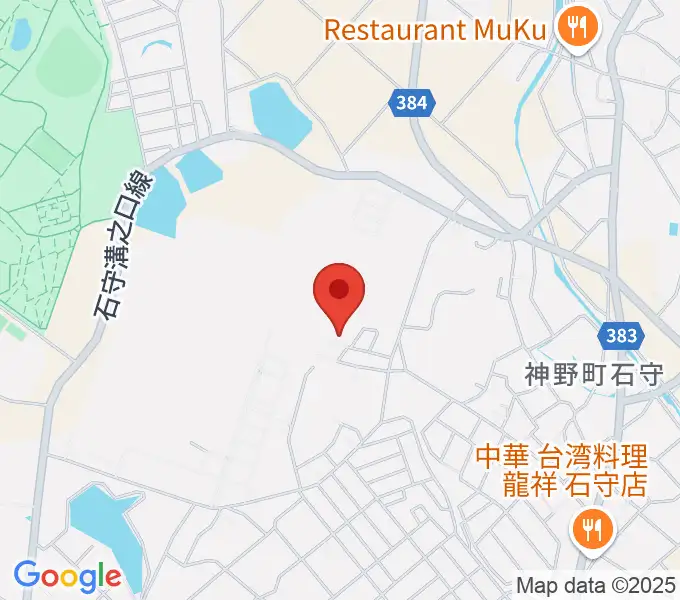 ギター工房サウンドリバーの地図