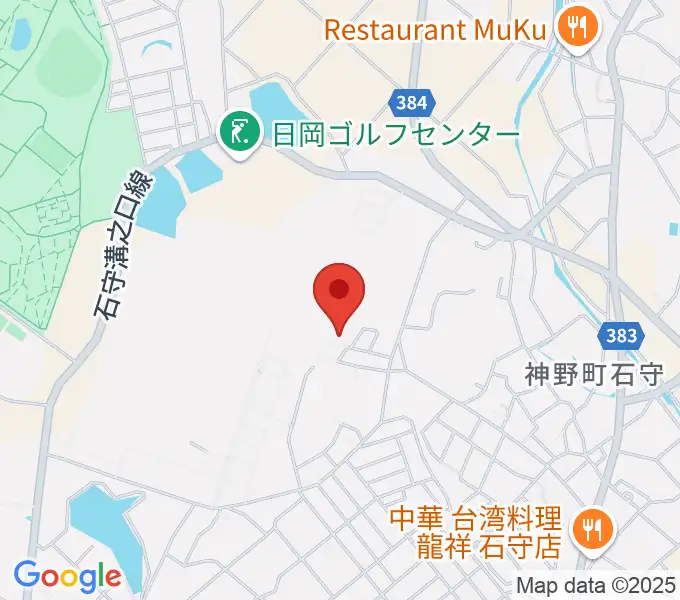 ギター工房サウンドリバーの地図