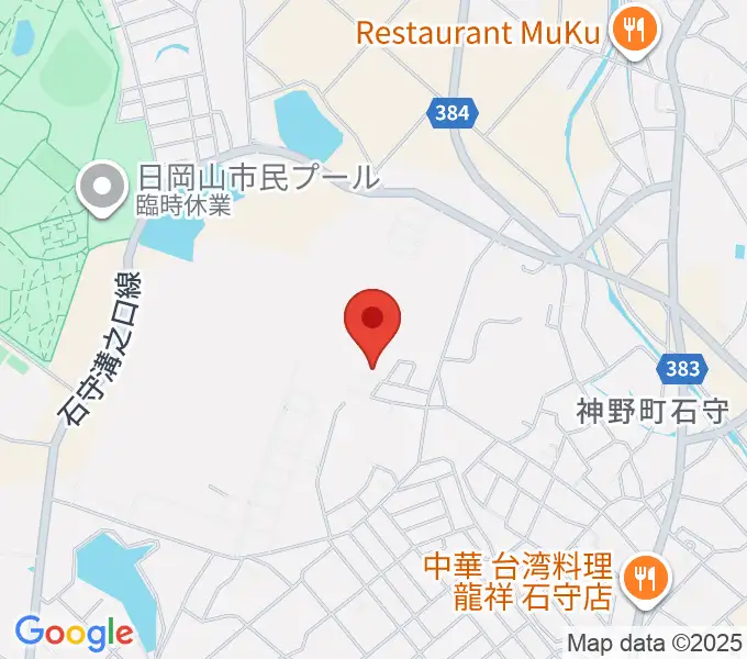 ギター工房サウンドリバーの地図
