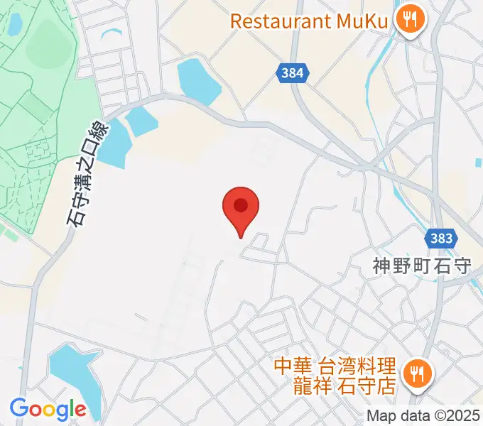 ギター工房サウンドリバーの地図
