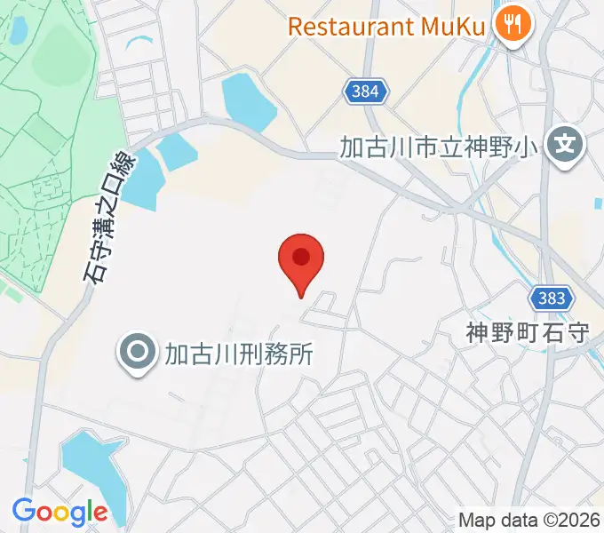 ギター工房サウンドリバーの地図