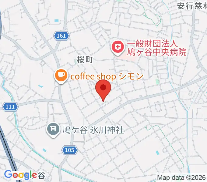 音楽教室GUPPA!の地図