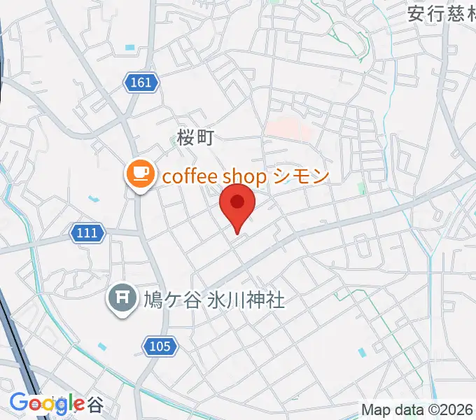 音楽教室GUPPA！の地図