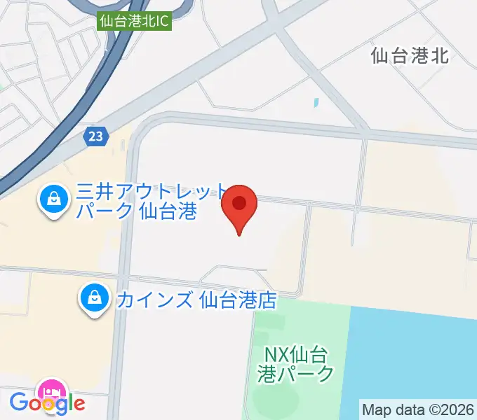 夢メッセみやぎの地図