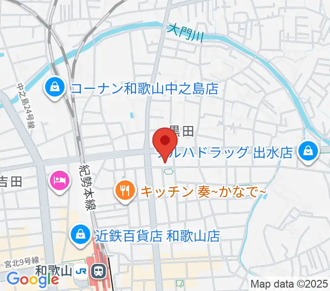 chanabaサクソフォーン教室の地図
