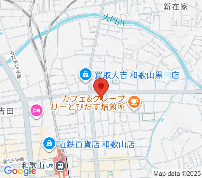 chanabaサクソフォーン教室の地図