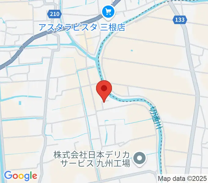 寺田ギター教室の地図