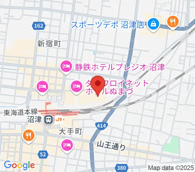 プラサヴェルデ・キラメッセぬまづの地図
