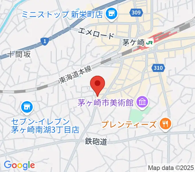 茅ヶ崎MARRYの地図