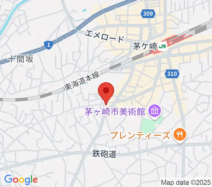 茅ヶ崎MARRYの地図