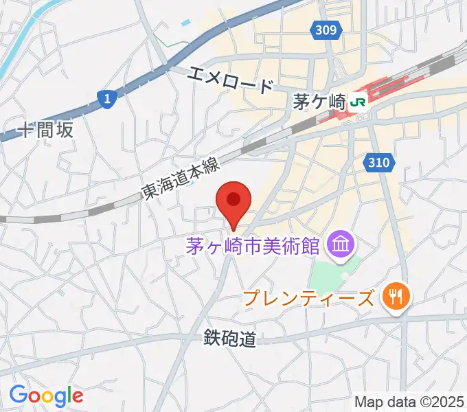 茅ヶ崎MARRYの地図