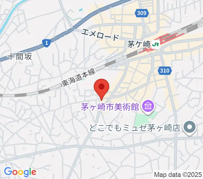 茅ヶ崎MARRYの地図